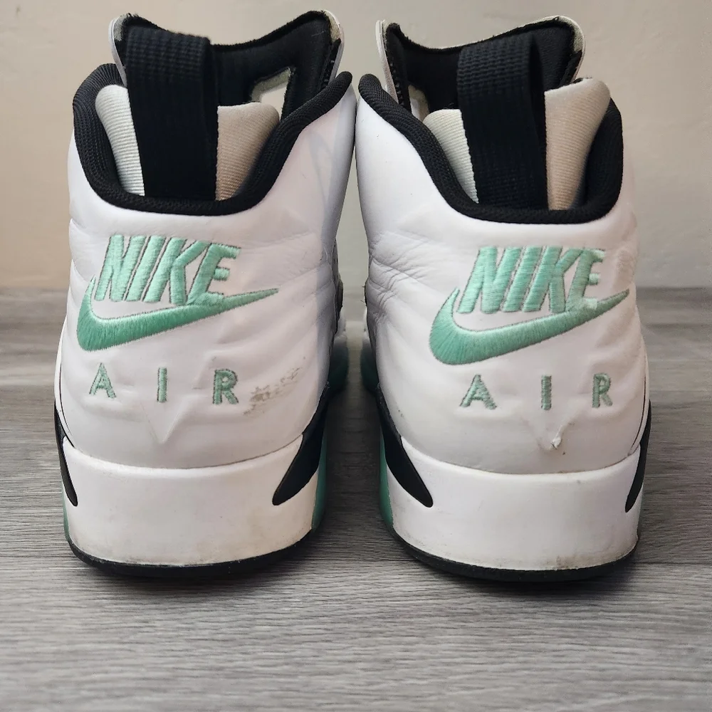 Nike Air Jordan MVP White‎ Green Black Size 9 Jumpman Leather Basketball Unisex